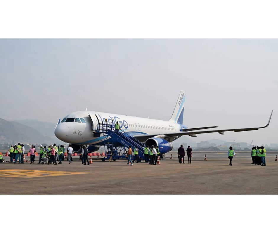 First commercial flight lands at NMIA, inauguration planned on April 17 (2)